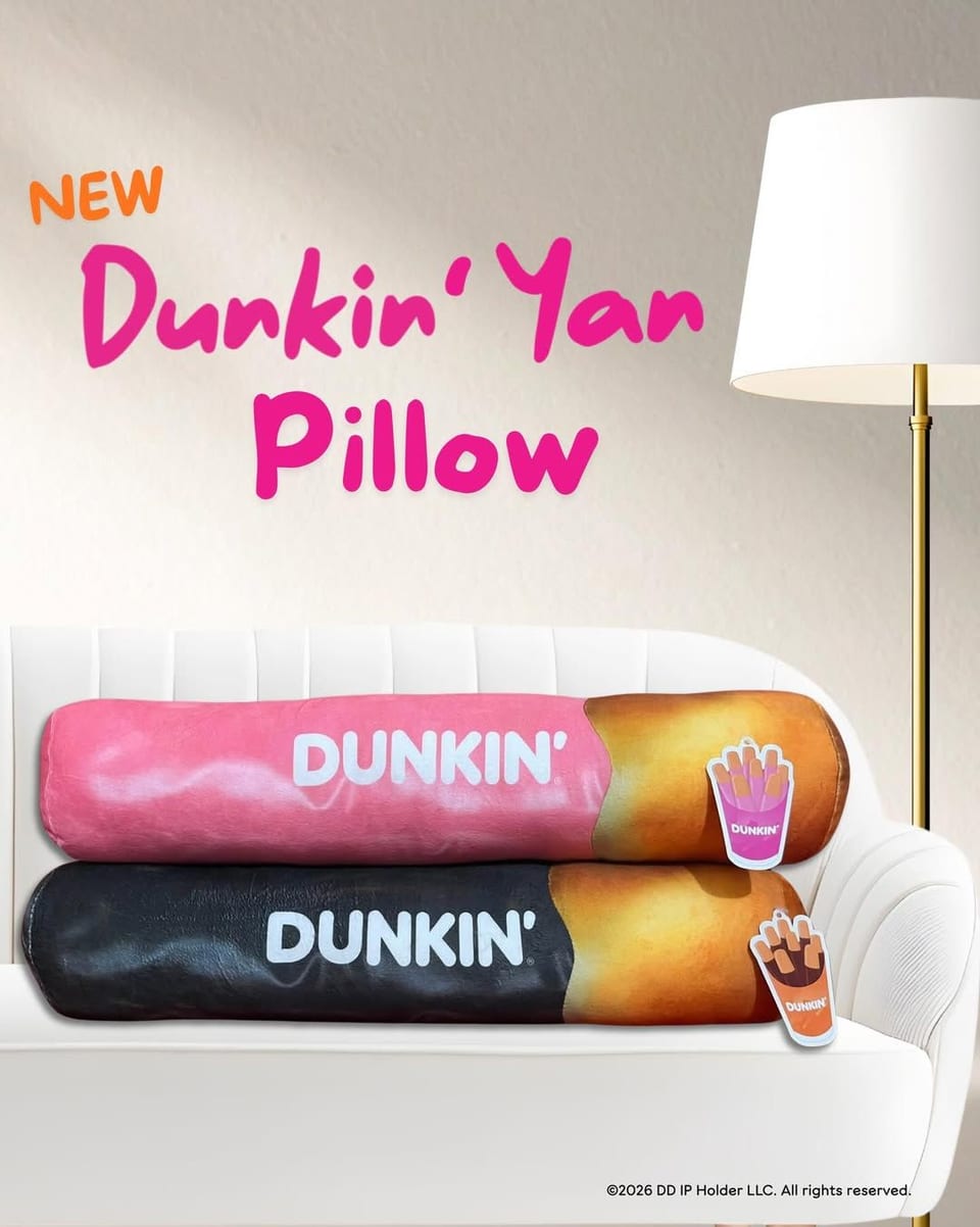 dunkin yan pillow
